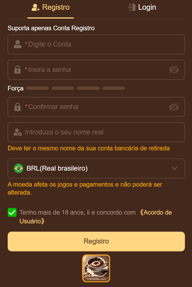 Recompensas VIP coffeepg.com